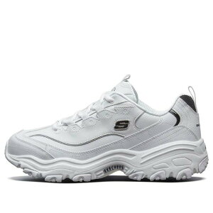 Skechers �X�P�b�`���[�Y �����Y �X�j�[�J�[ �ySkechers D'Lites 10 White 52676-WBK�z �T�C�Y US_7(25.0cm)