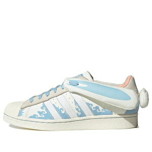 adidas AfB_X Y Xj[J[ yadidas originals Superstar Papercut x Melting Sadness 'White Blue' ID9471z TCY US_M_4