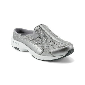 C[W[Xsbg fB[X T_ V[Y Women's Travel Sparkle Slip On Casual Clogs Gray/Silver