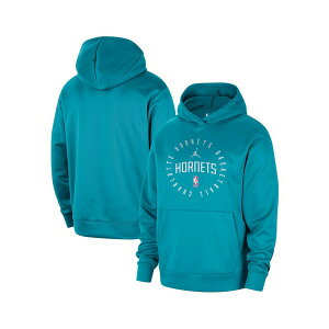 �W���[�_�� �����Y �p�[�J�[�E�X�E�F�b�g�V���c �A�E�^�[ Men's Teal Charlotte Hornets 2024/25 Spotlight On-Court Practice Performance Pullover Hoodie Teal