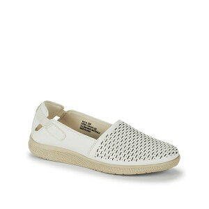 xAgbvX fB[X T_ V[Y Women's Viccia Slip On Flats Off White