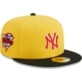 ニューエラ メンズ 帽子 アクセサリー New York Yankees New Era Grilled 59FIFTY Fitted Hat Yellow/Black