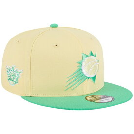 ニューエラ メンズ 帽子 アクセサリー Phoenix Suns New Era 9FIFTY Hat Yellow/Green