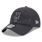 ニューエラ メンズ 帽子 アクセサリー New York Mets New Era 2024 City Connect 9TWENTY Adjustable Hat Graphite