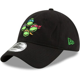 ニューエラ メンズ 帽子 アクセサリー Teenage Mutant Ninja Turtles New Era 9TWENTY Adjustable Hat Black