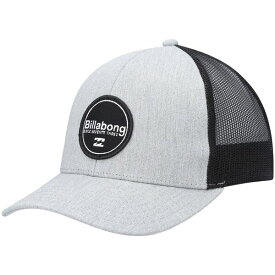 ビラボン メンズ 帽子 アクセサリー Billabong Walled Trucker Snapback Hat Gray/Black