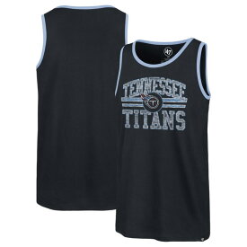 フォーティーセブン メンズ Tシャツ トップス Tennessee Titans '47 Winger Franklin Tank Top Navy