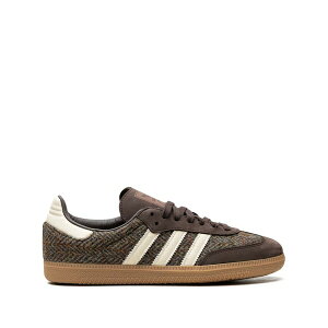 �A�f�B�_�X �����Y �X�j�[�J�[ �V���[�Y Samba og tweed pack dark brown/cream white/gum sneakers Brown