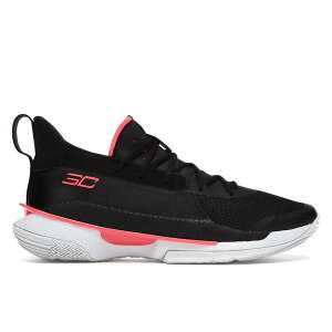 Under Armour A_[A[}[ Y Xj[J[ yUnder Armour Curry 7 Beta Redz TCY US_9.5(27.5cm) Black/Pitch Gray-Beta Red