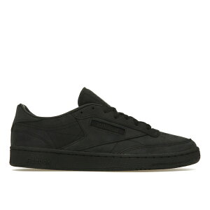 Reebok ���[�{�b�N �����Y �X�j�[�J�[ �yReebok Club C 85 JJJJound Nubuck Core Black�z �T�C�Y US_5.5(23.5cm) Core Black/Core Black/Core Black
