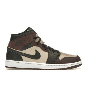 Jordan W[_ Y Xj[J[ yJordan 1 Mid SE Paris YMCAz TCY US_12(30.0cm) Velvet Brown/Earth/Sanddrift/Metallic Gold/Summit White