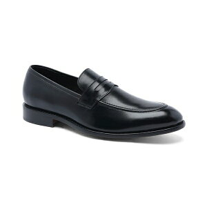 アンソニー ヴィア メンズ スリッポン・ローファー シューズ Men's Gerry Goodyear Slip-On Penny Loafer Black