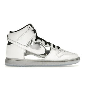Nike ナイキ レディース スニーカー 【Nike Dunk High SE Chrome (Women's)】 サイズ US_7(24.0cm) White/Metallic Silver-Black
