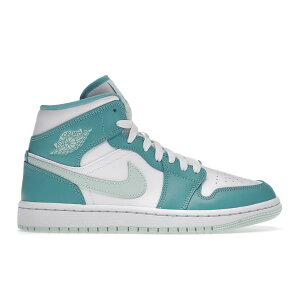 Jordan �W���[�_�� ���f�B�[�X �X�j�[�J�[ �yJordan 1 Mid Washed Teal (Women's)�z �T�C�Y US_8(25.0cm) Washed Teal/Mint Foam-White