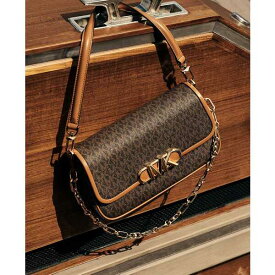 マイケルコース レディース ショルダーバッグ バッグ Logo Parker Convertible Pouchette Shoulder Bag Brn/acorn