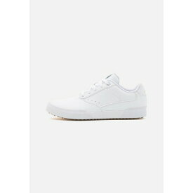 アディダス レディース テニス スポーツ RETROCROSS SPIKELESS - Golf shoes - footwear white/sandstrat