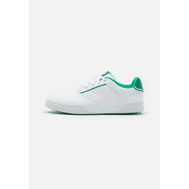 アディダス メンズ バスケットボール スポーツ RETROCROSS SPIKELESS - Golf shoes - footwear white/court green