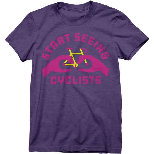 特価 ツインシックス レディース スポーツ サイクリング Deep Purple 全商品無料サイズ交換 T-Shirt 新品 本物 当店在庫だから安心 - Seeing Start Cyclists Women's