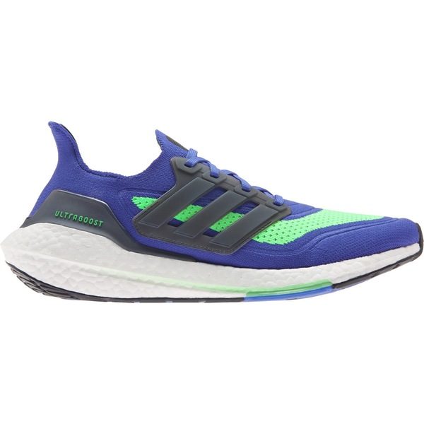 Adidas メンズ スポーツ ランニング セール特別価格 即出荷 Blue Bright Green 全商品無料サイズ交換 Ultraboost Men's 21 Running adidas アディダス Shoes