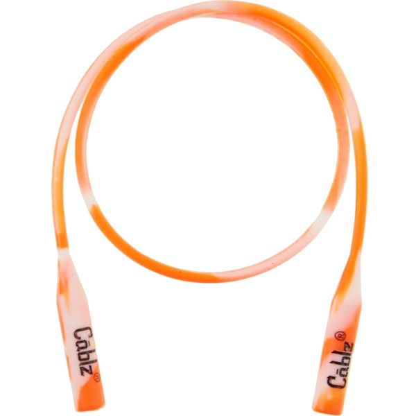 Cablz メンズ アクセサリー サングラス アイウェア Orange White 全商品無料サイズ交換 倉 ケブルズ Cable 保証 Silicone Glasses Marble