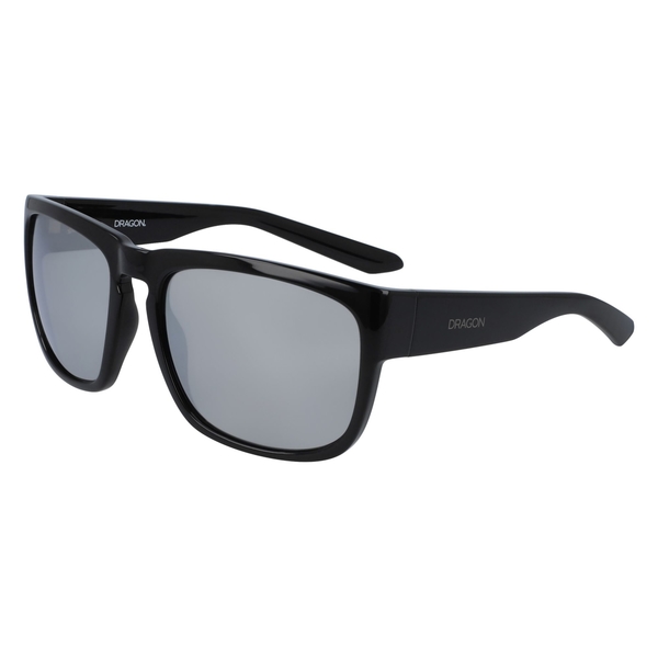 Dragon レディース アクセサリー サングラス アイウェア Shiny 購入 Black Silver ドラゴン 全商品無料サイズ交換 Sunglasses Rune XL 新着商品