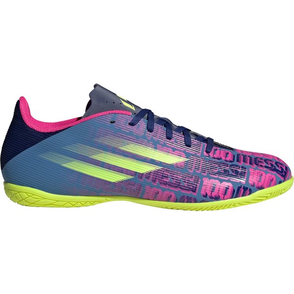 adidas 直営店 レディース スポーツ サッカー Blue 引き出物 Pink 全商品無料サイズ交換 アディダス Soccer Shoes X Messi Speedflow.4 Indoor
