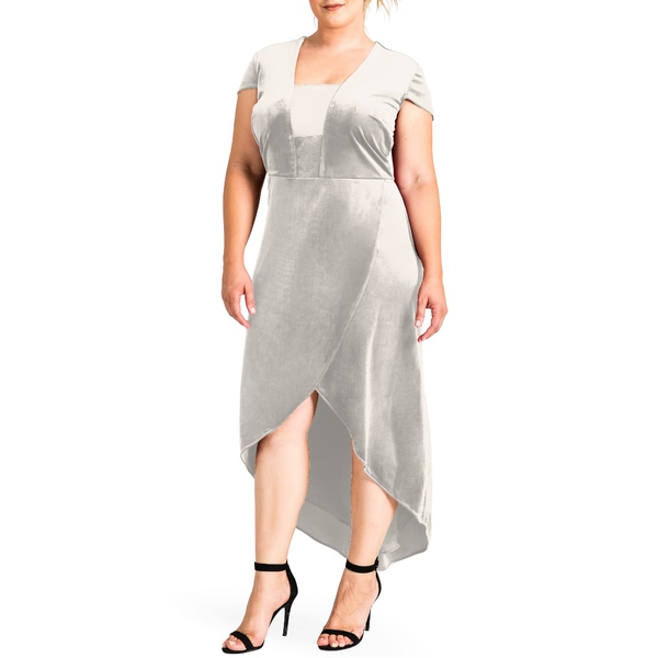 スタンダーズアンドプラクティス レディース トップス ワンピース 未使用品 Ivory 全商品無料サイズ交換 Luna [正規販売店] Dress Velvet