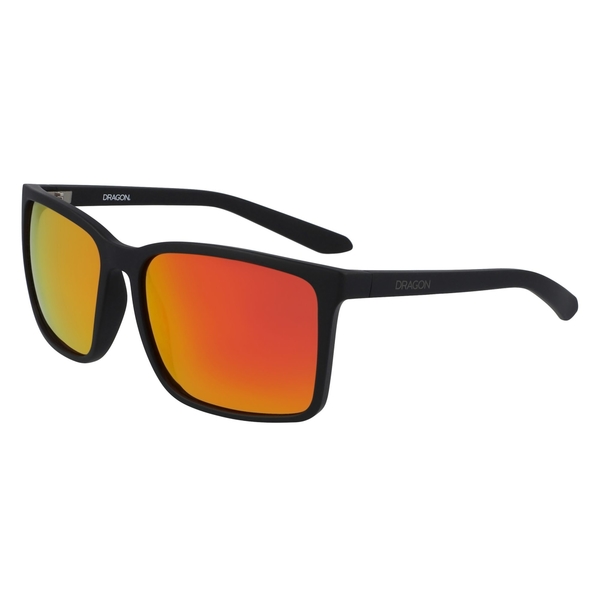 最大40%OFFクーポン Dragon レディース 年中無休 アクセサリー サングラス アイウェア Matte Sunglasses Black Orange ドラゴン Montage 全商品無料サイズ交換