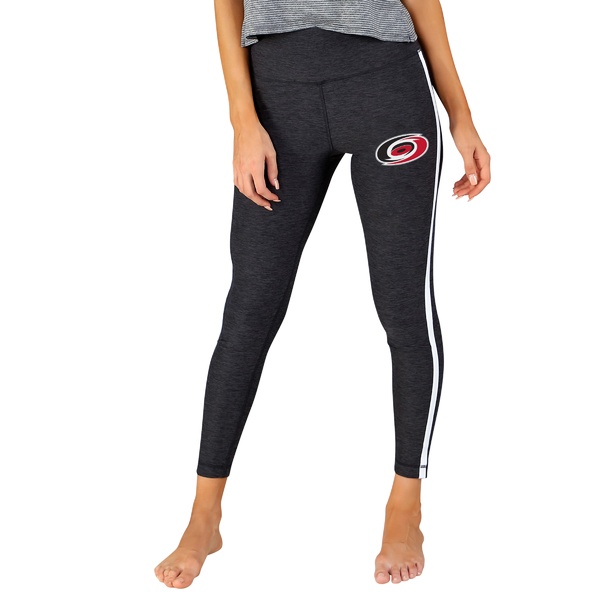 コンセプトスポーツ レディース カジュアルパンツ ボトムス Carolina Hurricanes Concepts Sport Women's Centerline Knit Leggings Charcoal/White：asty