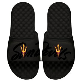 アイスライド メンズ サンダル シューズ Arizona State Sun Devils ISlide Tonal Pop Slide Sandals Black
