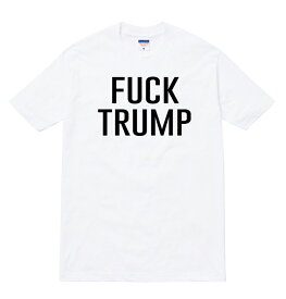 FUCK TRUMP tee メンズ レディース ストリート トランプ 大統領 fuck ファック ロゴ トップス プリント デザイン グラフィック tee tシャツ