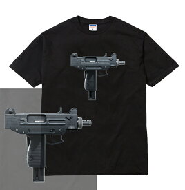 UZI Tシャツ/ メンズ レディース ロゴ トップス ストリート ブランド マシンガン サブマシンガン 9mm trap トラップ hiphop wavy 銃 ピストル gangsta gun ガン uzi tee tシャツ