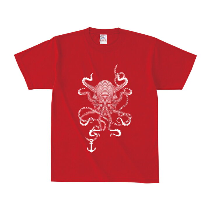 楽天市場 Octopus Tシャツ 半袖 レディース メンズ ストリート ブランド タコ たこ 蛸 邪神 神 海洋 海 海鮮 オクトパス たこ焼き 蛸壺 Sea オーシャン 漁師 吸盤 たこぶつ たこわさ すみ 炭 ブラック ホワイト 黒 白 トップス Tシャツ