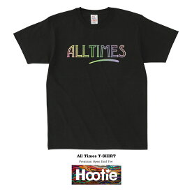 ALLTIMES Tシャツ 半袖 レディース メンズ ストリート ブランド ユニセックス 定番 人気 オール タイムス STREET DOPE THUG おしゃれ レインボー 七色 虹 パステルカラー 英語 デザイン 原宿スタイル 英語文字Tシャツ オリジナル OE1116 CROSS & STITCH ヘビーウェイト