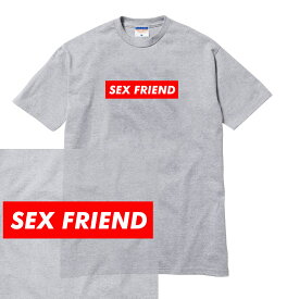 SEX FRIEND Tシャツ 半袖 メンズ レディース ユニセックス 大きいサイズ セックスフレンド セフレ セックス ボックスロゴ BOXLOGO ロゴ ボックス ストリート ブランド tee tシャツ