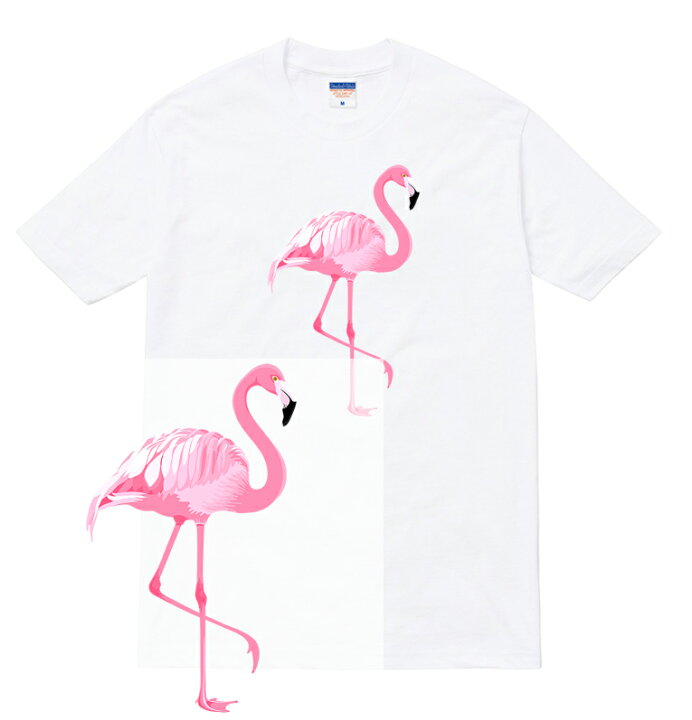楽天市場 Pink Flamingo Tシャツ ピンク フラミンゴ 動物 鳥 イラスト プリント かわいい オシャレ お洒落 シンプル ストリート メンズ レディース ブランド Tee Tシャツ Astylejapan