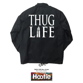 THUG LIFE COACH JKT ストリート ブランド 2PAC BIGGIE west coast ウェッサイ チカーノ 銃 90s ビギー HIP HOP ヒップホップ クラシック レコジャケ カニエ リリック 名言 デザイン ノートリアス レコード アウター ジャンパー ブルゾン 裏ボア ボア コーチジャケット jkt