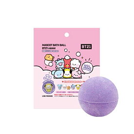 ソロモン商事 BT21 minini マスコットバスボール (全7種中ランダム) ラベンダーの香り mascot bathball 入浴剤 お風呂 バス