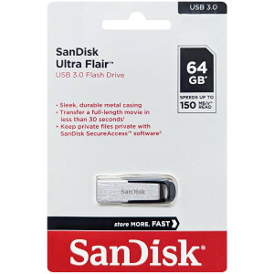 SanDisk TfBXN sAi Ultra Flair USB 3.0 Flash Drive 64GB SDCZ73-064G-G46