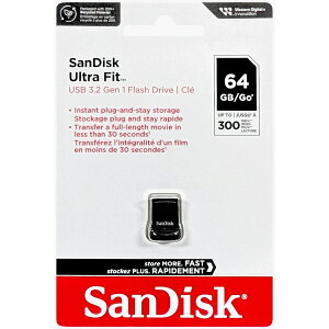 SanDisk TfBXN sAi Ultra Fit USB 3.2 Flash Drive 64GB SDCZ430-064G-G46