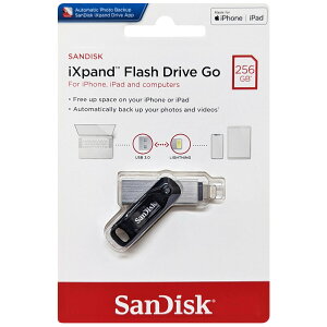 SanDisk TfBXN sAi iXpand Flash Drive Go 256GB SDIX60N-256G-GN6NE