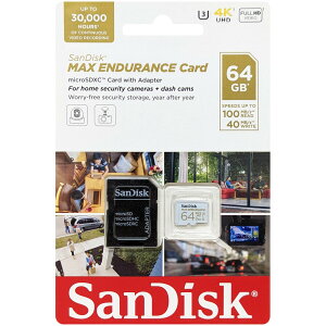 SanDisk TfBXN sAi }CNSDXCJ[h Max Endurance 64GB SDSQQVR-064G-GN6IA