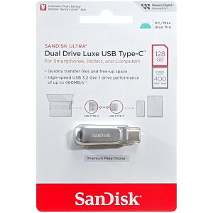 SanDisk TfBXN sAi Ultra Dual Drive Luxe USB Type-C Vo[ 128GB SDDDC4-128G-G46