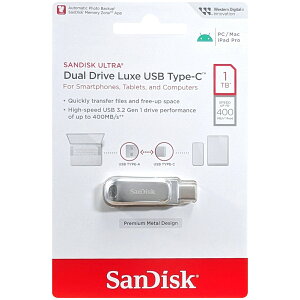 SanDisk TfBXN sAi Ultra Dual Drive Luxe USB Type-C Vo[ 1TB SDDDC4-1T00-G46
