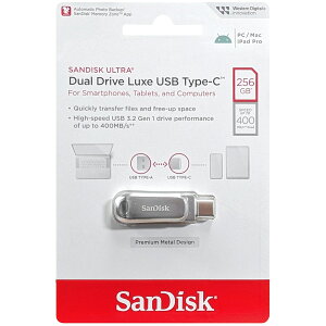 SanDisk TfBXN sAi Ultra Dual Drive Luxe USB Type-C Vo[ 256GB SDDDC4-256G-G46