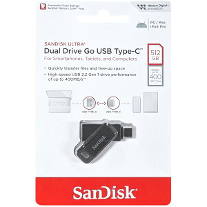 SanDisk TfBXN sAi Ultra Dual Drive Go USB Type-C ubN 512GB SDDDC3-512G-G46