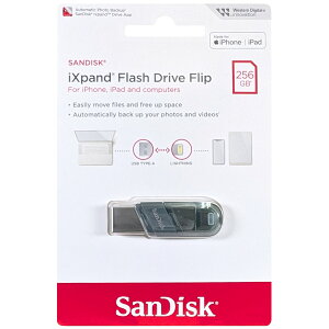 SanDisk TfBXN sAi iXpand Flash Drive Flip 256GB SDIX90N-256G-GN6NE