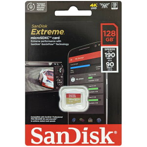 SanDisk TfBXN sAi }CNSDXCJ[h Extreme 128GB SDSQXAA-128G-GN6MN