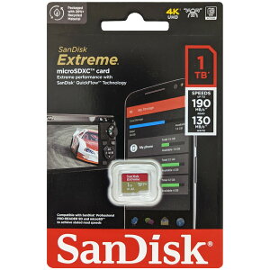 SanDisk TfBXN sAi }CNSDXCJ[h Extreme 1TB SDSQXAV-1T00-GN6MN