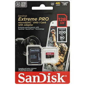 SanDisk サンディスク 並行輸入品 マイクロSDXCカード Extreme PRO 128GB SDSQXCD-128G-GN6MA